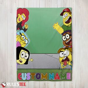 Disney Big City Greens Peeking Family Blanket Fleece Customized Blanket