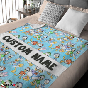 Alternative view of Disney Donald Duck Daisy Huey Dewey Louie Blanket Fleece Customized Blanket