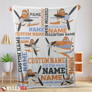 Disney Dusty Crophopper Blanket Fleece Customized Blanket