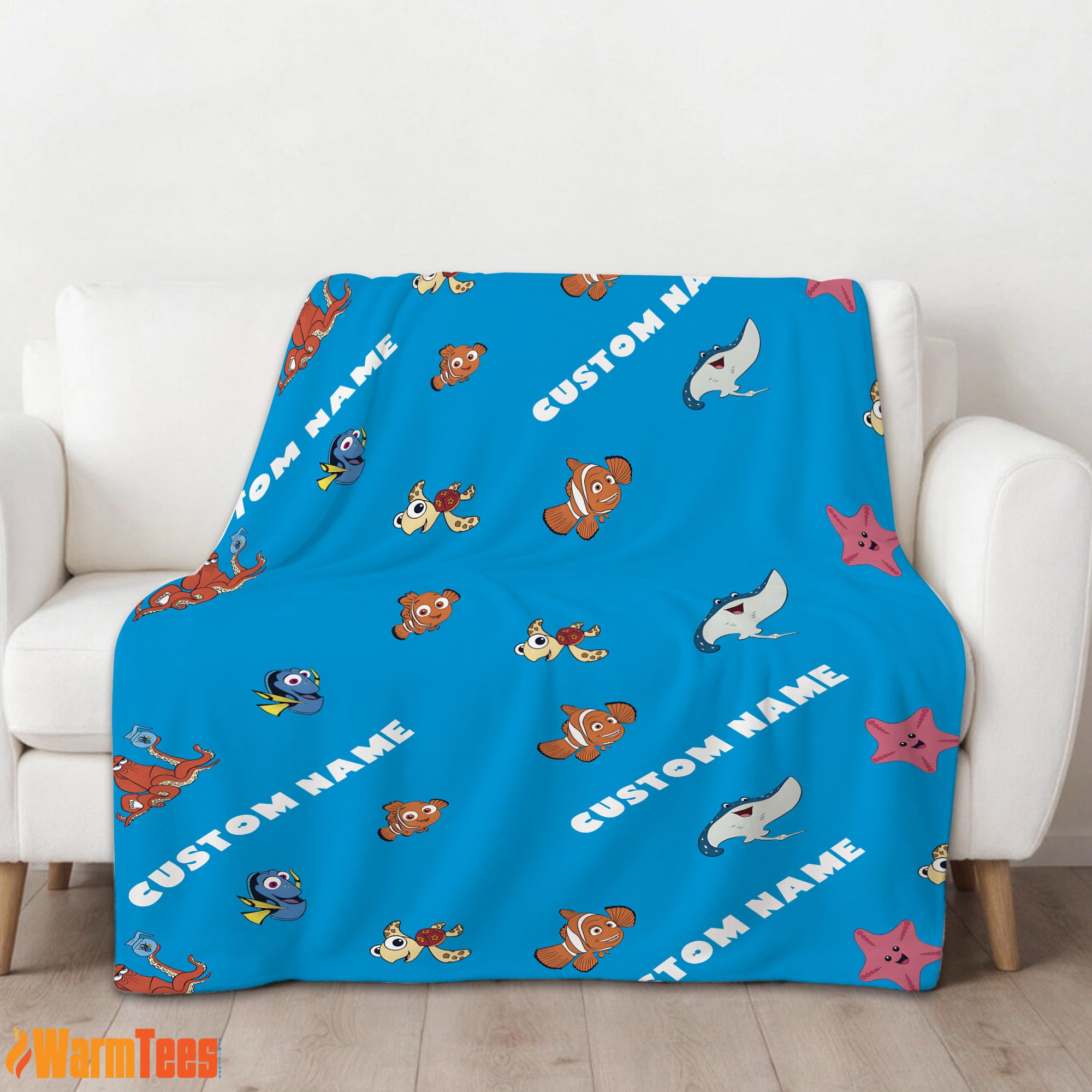 Disney Finding Nemo & Dory Characters Blanket Fleece Customized Blanket - Image 2