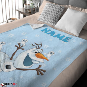 Alternative view of Disney Frozen Olaf Dancing Blanket Fleece Customized Blanket