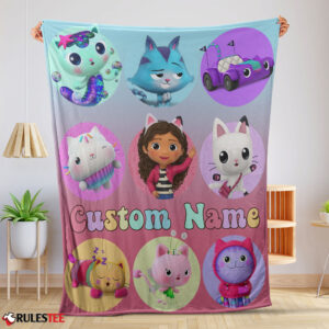 Disney Gabby's Dollhouse Blanket Fleece Customized Blanket