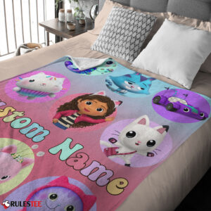 Alternative view of Disney Gabby's Dollhouse Blanket Fleece Customized Blanket