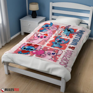 Alternative view of Disney Lilo And Stitch Fleece Blanket – Customize Blanket