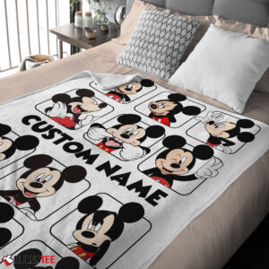 Alternative view of Disney Mickey And Friends Mickey Mouse Moods Blanket – Customize Blanket