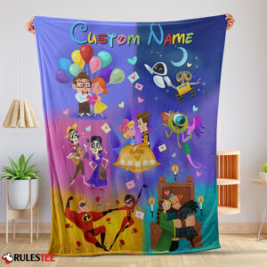 Disney Pixar Cartoon All Story Velveteen Cute Blanket Fleece Customized Blanket