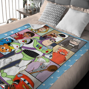 Alternative view of Disney Pixar Toy Story Buzz Lightyear With Friends Blanket Fleece Customized Blanket