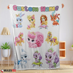Disney Princess Palace Pets Blanket Fleece Customized Blanket
