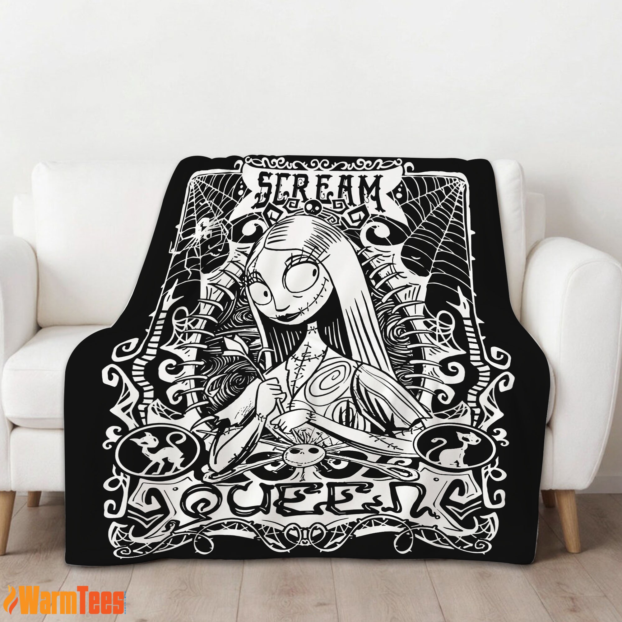 Disney The Nightmare Before Christmas Sally Scream Queen Blanket Fleece Blanket - Image 2