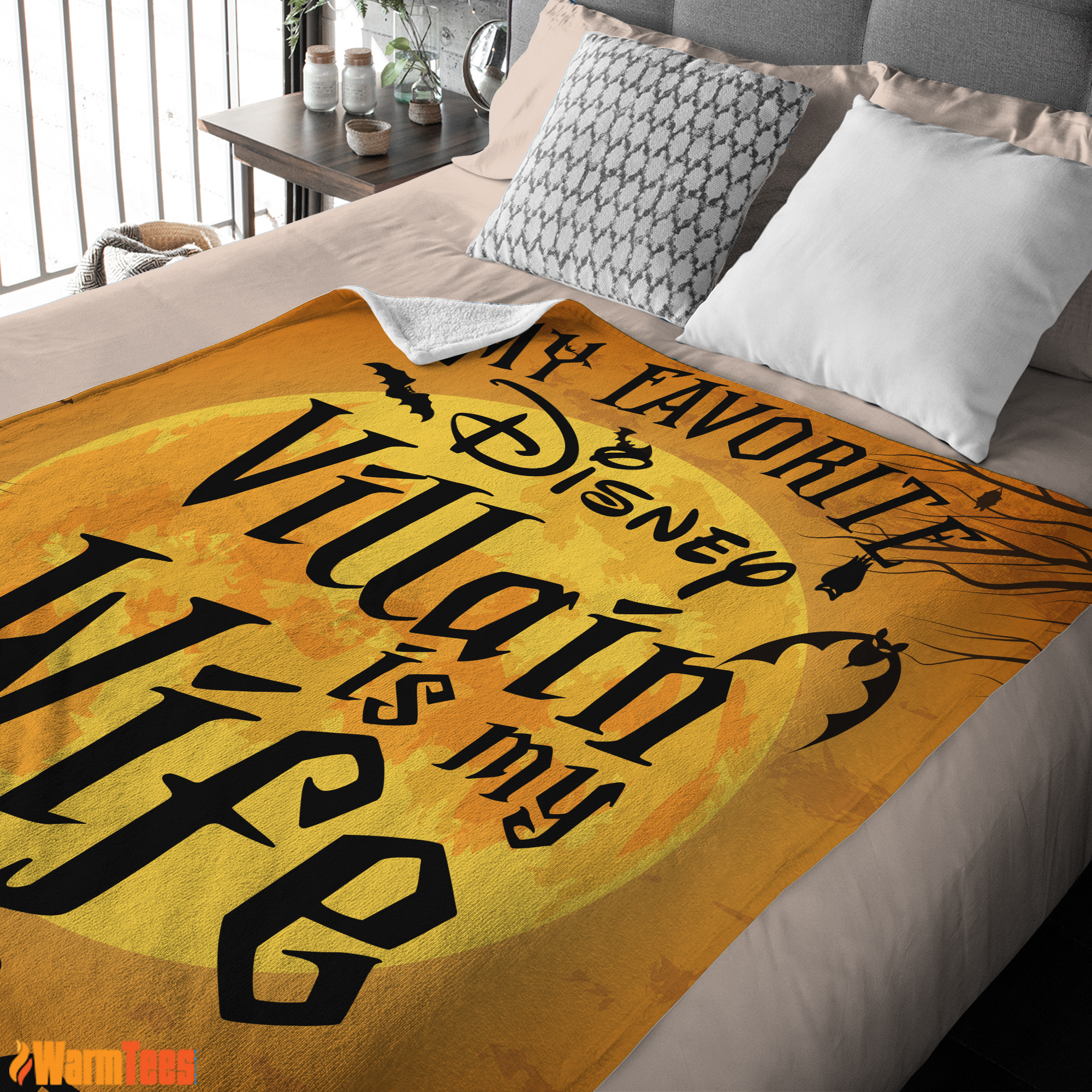 Disney Villain Wife Halloween Customize Blanket - Image 2