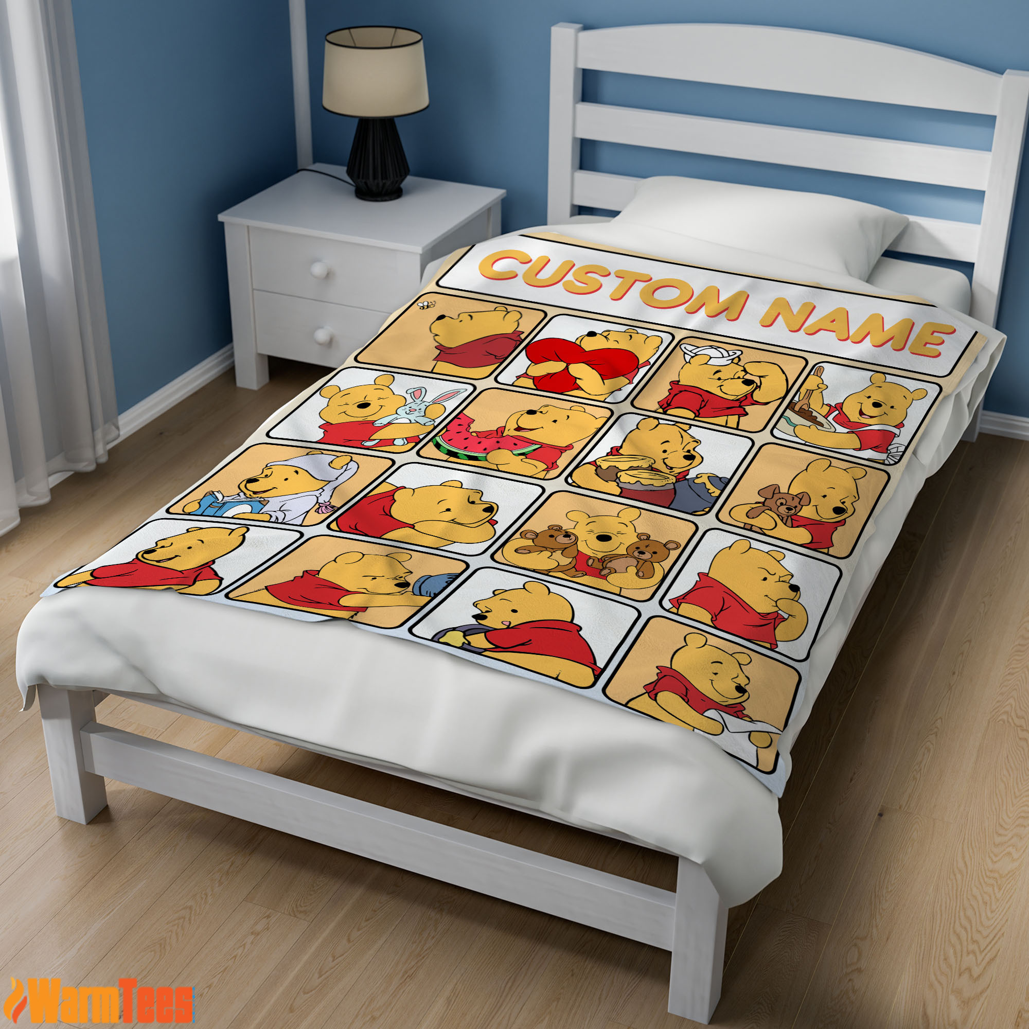 Disney Winnie-The-Pooh Cute Pooh Customize Blanket - Image 2