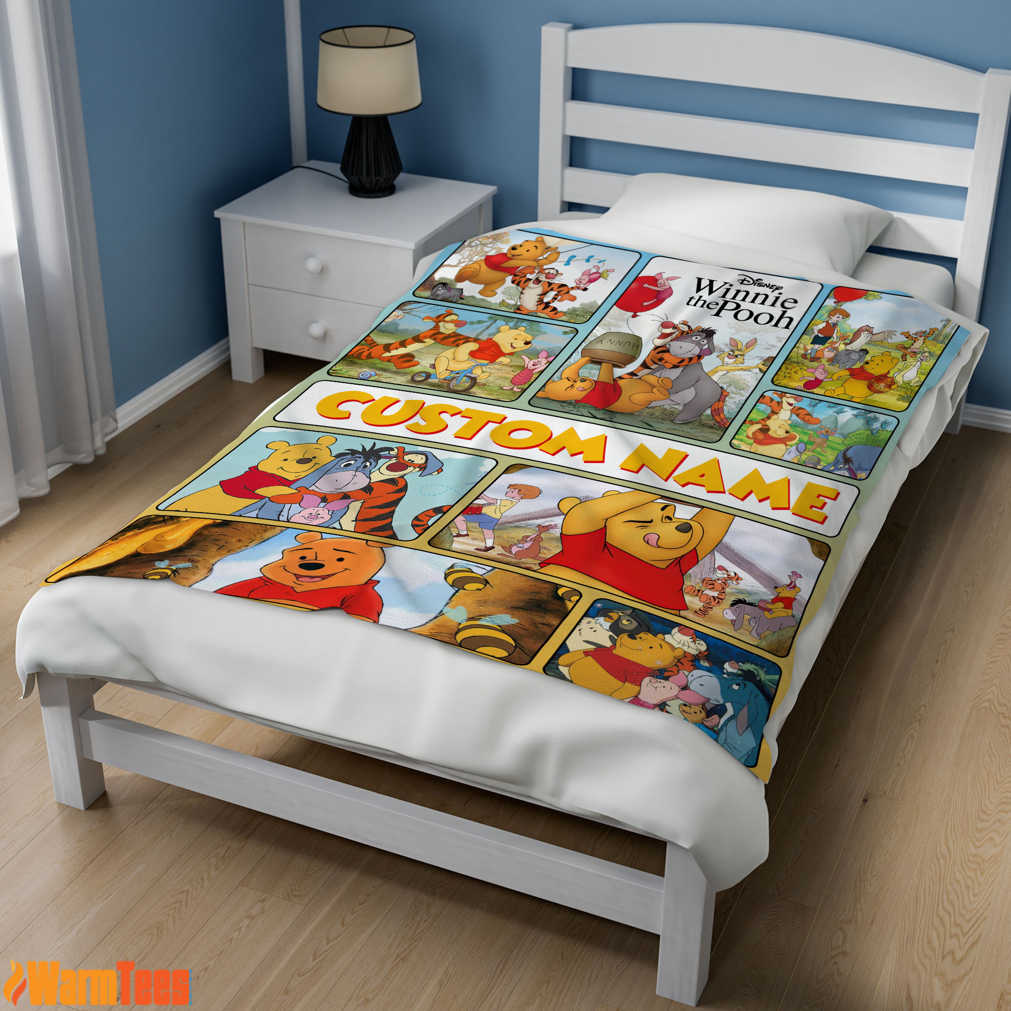 Disney Winnie-The-Pooh With Friends Blanket Fleece Customized Blanket - Image 3