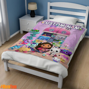 Alternative view of Disney's Gabby's Dollhouse With Our Cute Girl Fleece Customize Blanket
