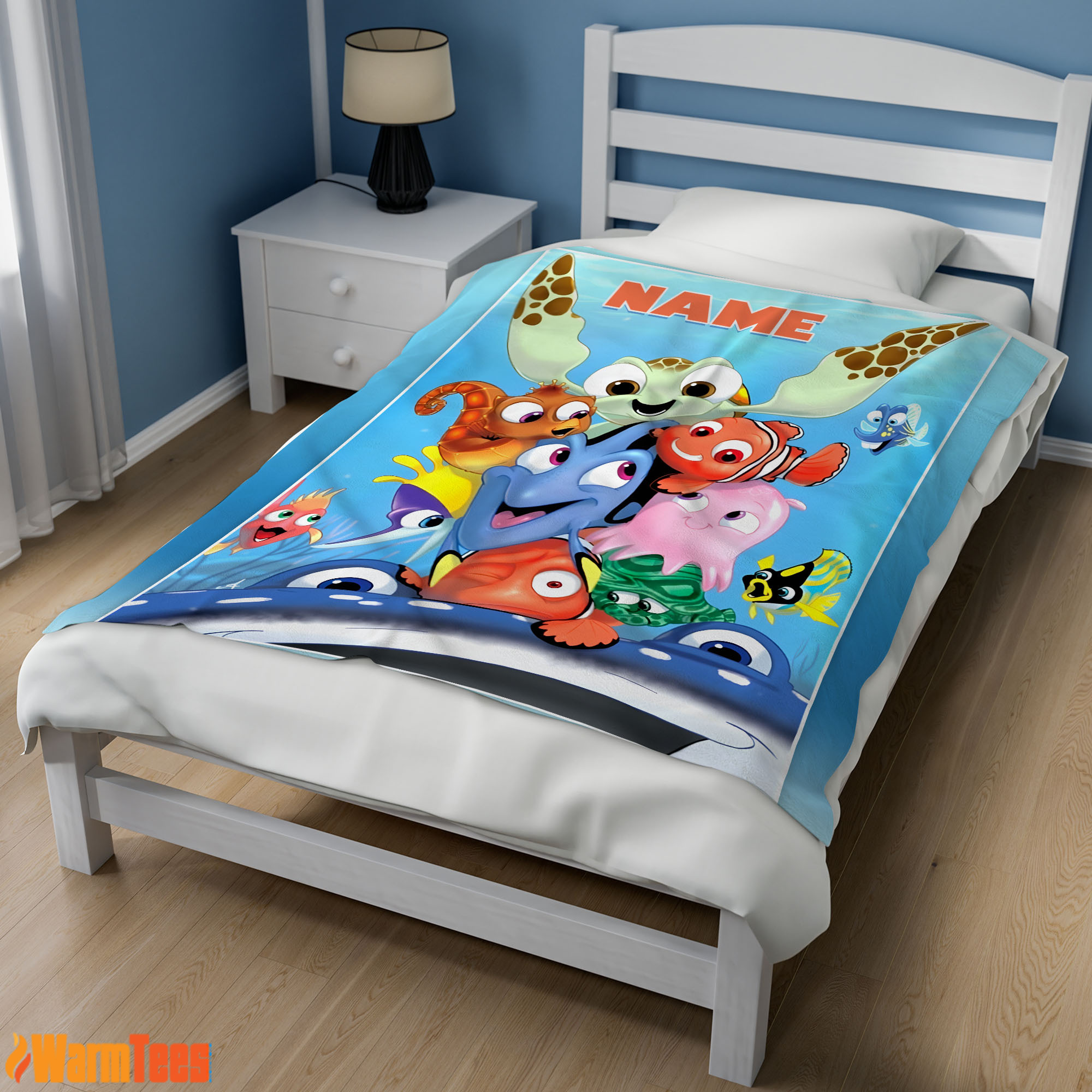 Finding Nemo With Friends Blanket Fleece Customized Blanket - Image 2
