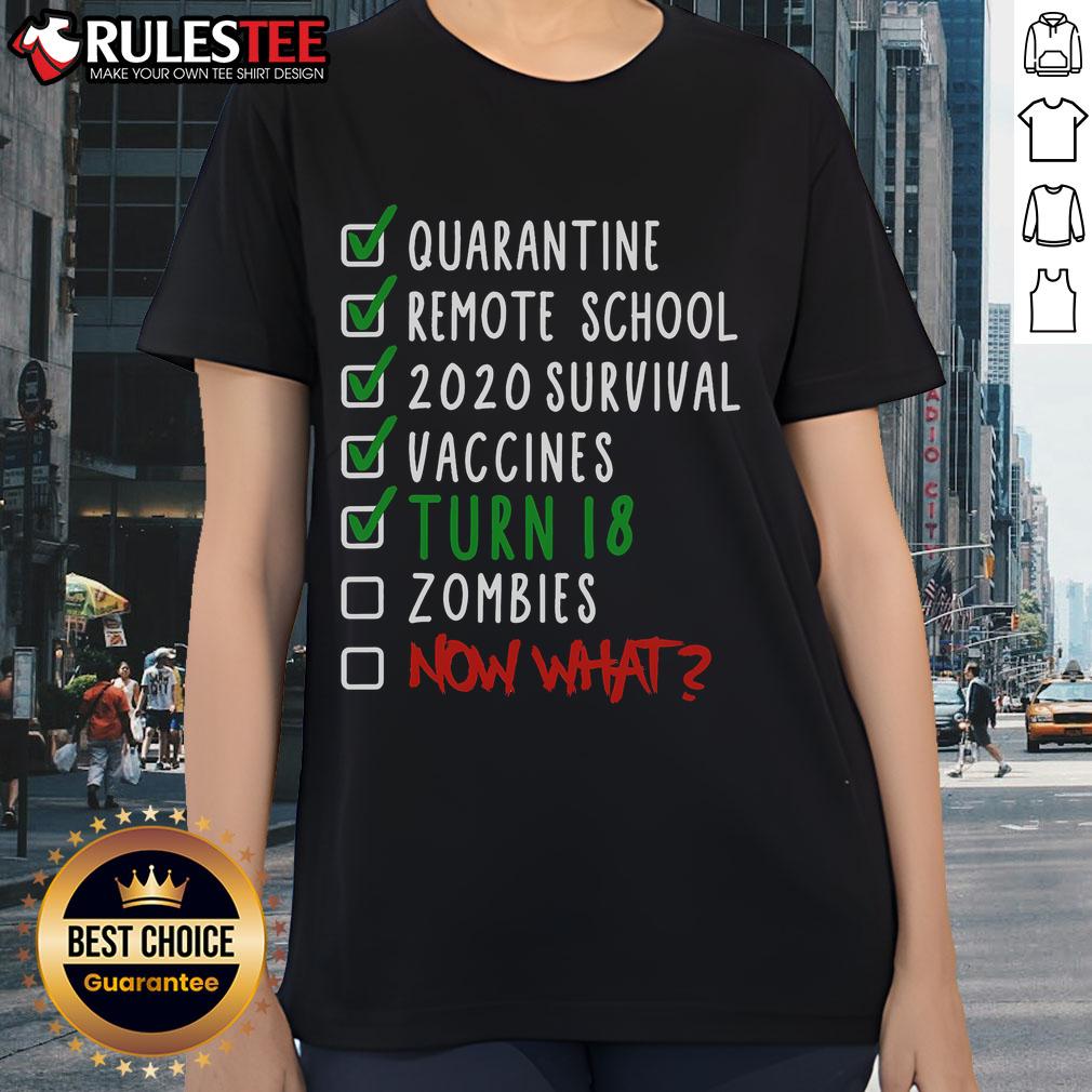 Funny 18th Birthday Check List T-Shirt - Image 3