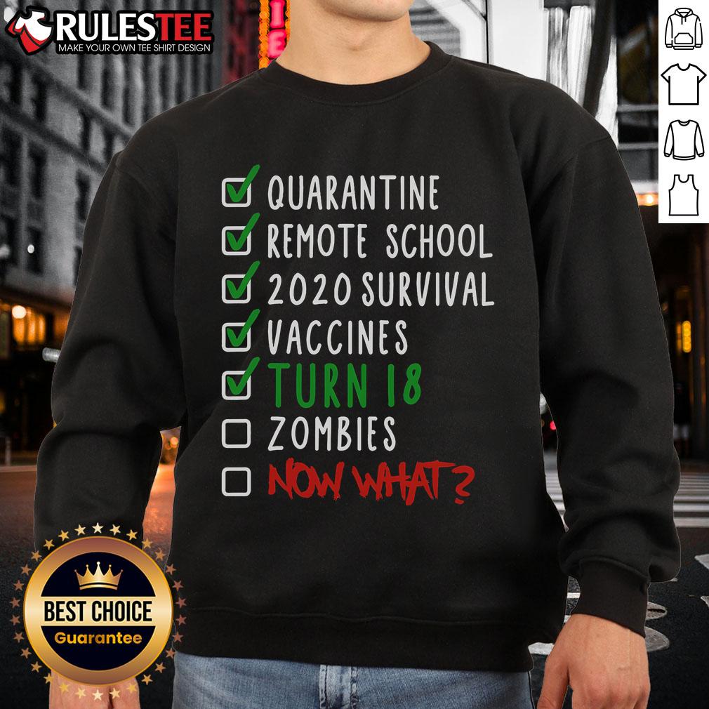 Funny 18th Birthday Check List T-Shirt - Image 5