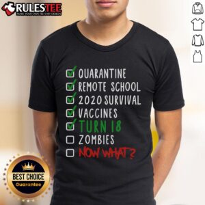 Funny 18th Birthday Check List T-Shirt