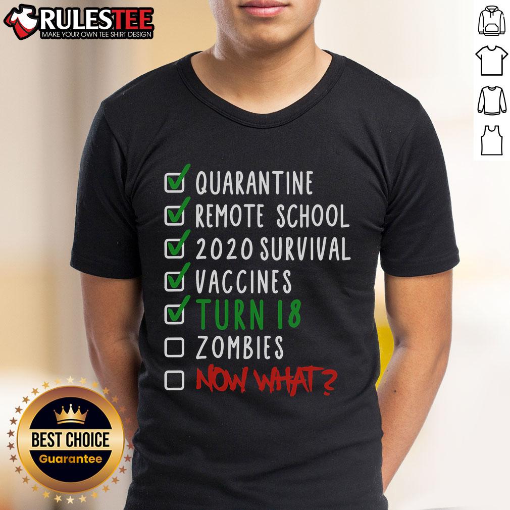 Funny 18th Birthday Check List T-Shirt