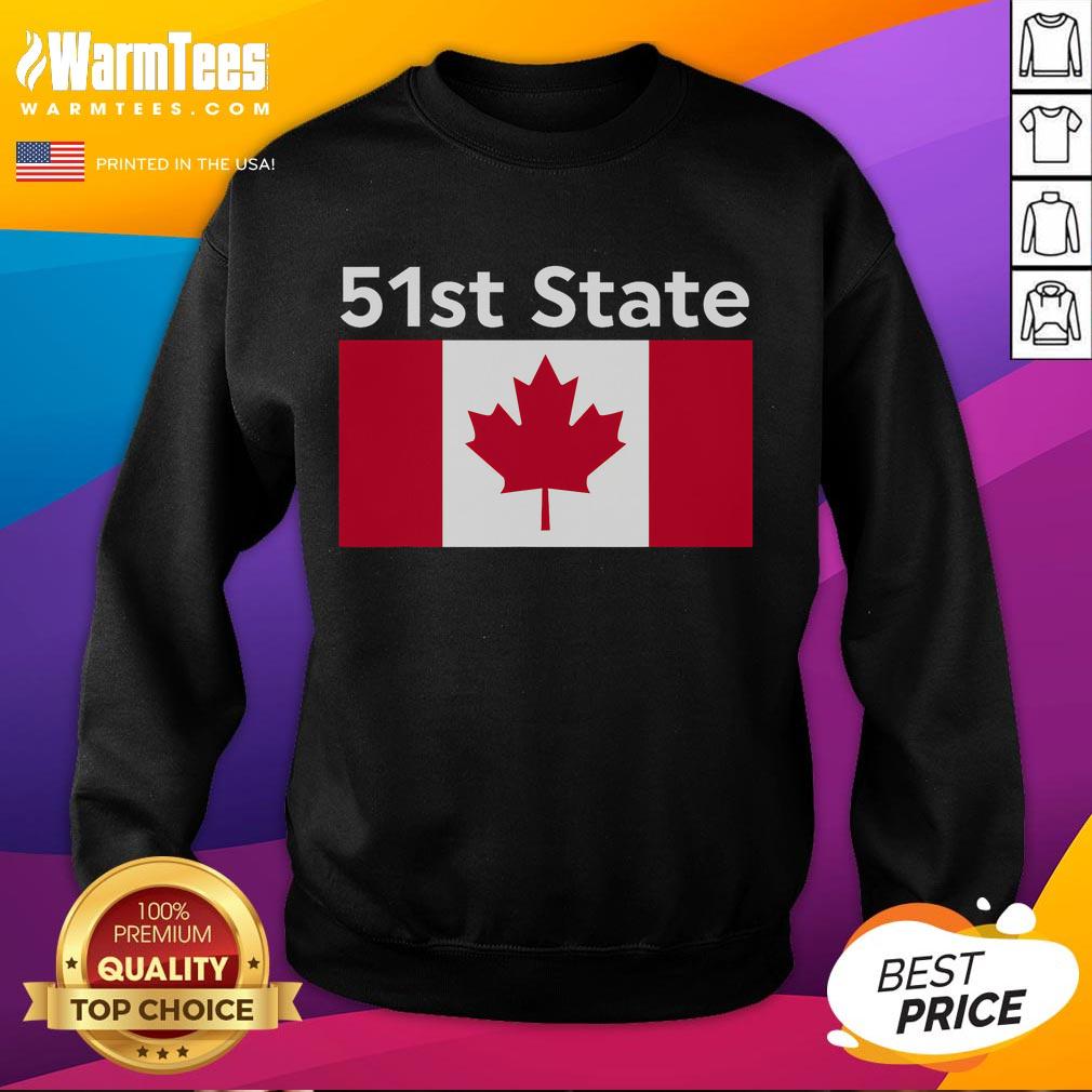 Funny 51st State Canada United State T-Shirt - Image 5