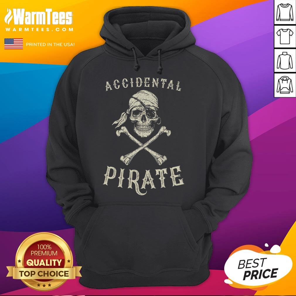 Funny Accidental Pirate Skull Ampu T-Shirt - Image 2