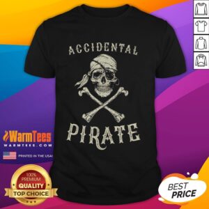 Funny Accidental Pirate Skull Ampu T-Shirt