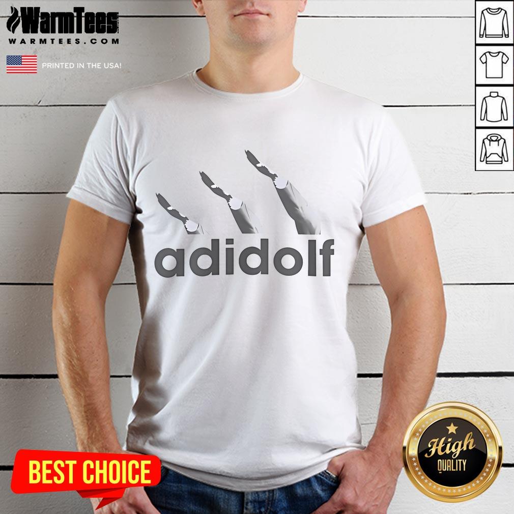 Funny Adidolf Logo T-Shirt