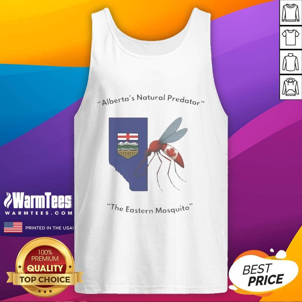 Funny Alberta's Natural Predator The Eastern Mosquito T-Shirt - Image 4