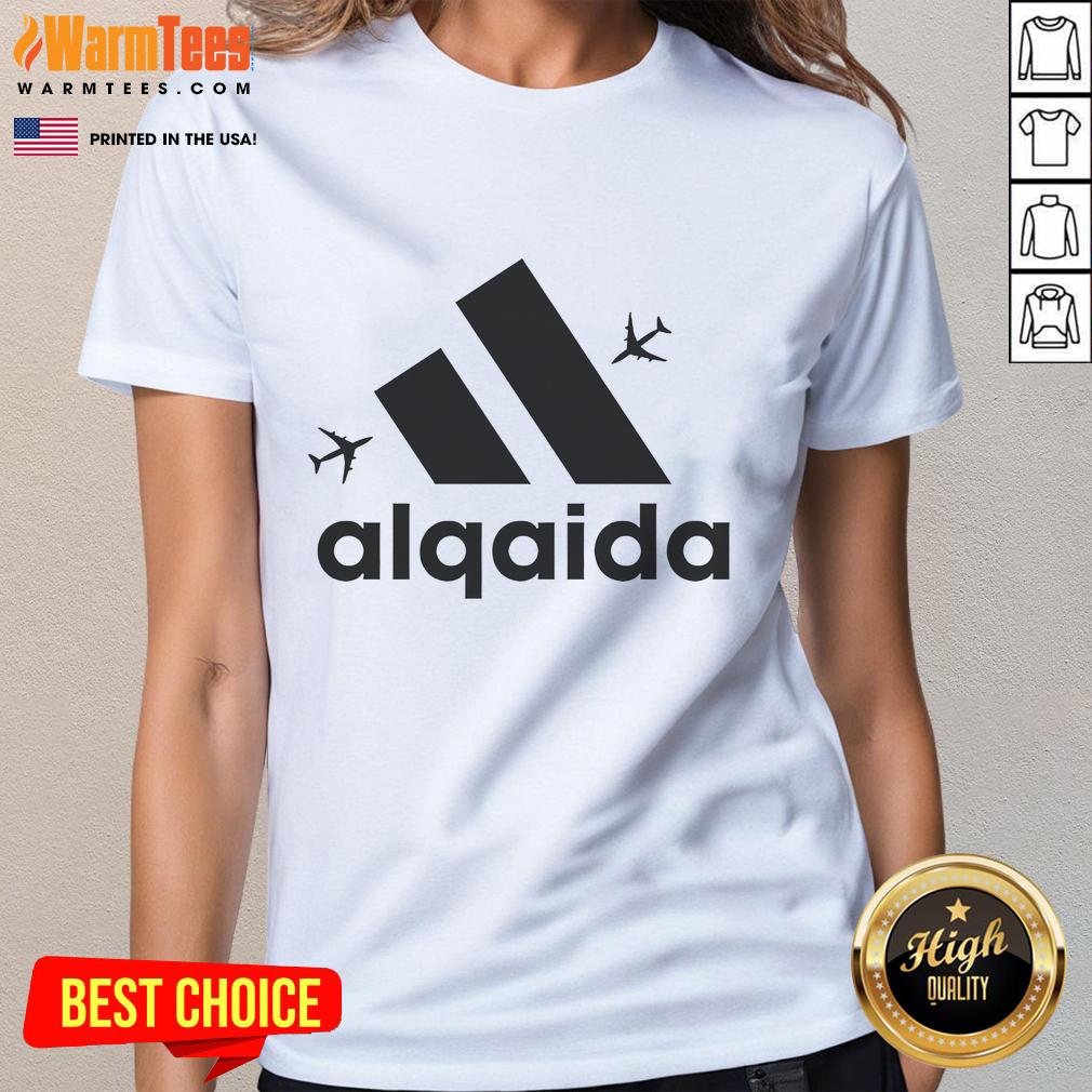 Funny Alqaida 911 Logo Parody T-Shirt - Image 3