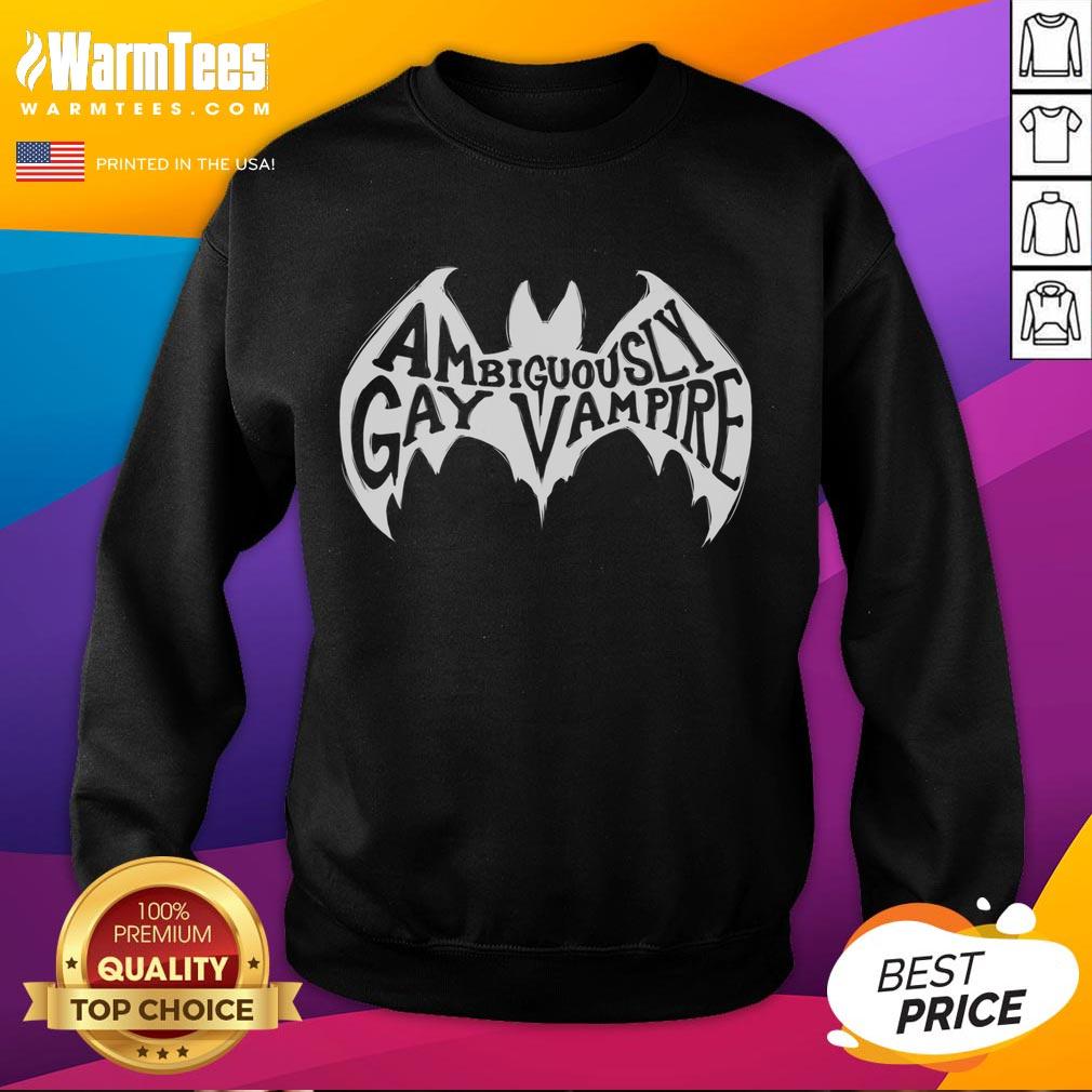 Funny Ambiguously Gay Vampire Bat T-Shirt - Image 5