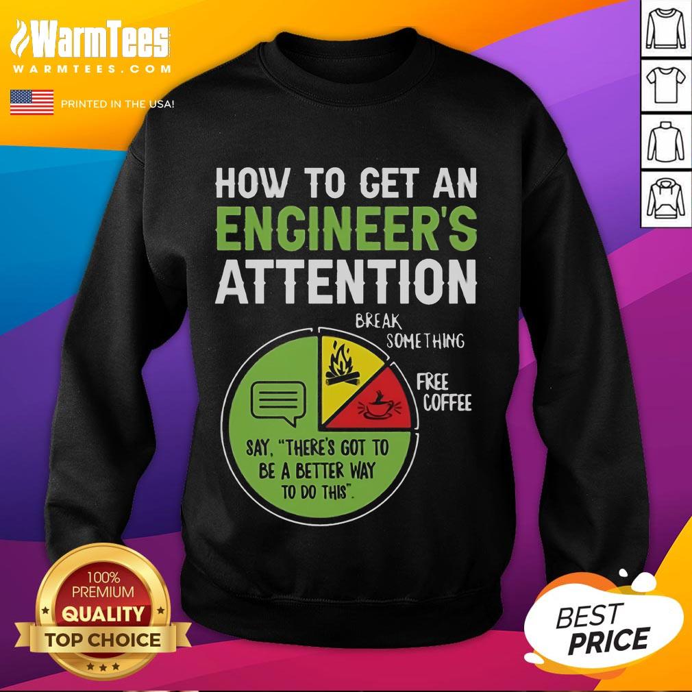 Funny An Engineer's Guide To Attention T-Shirt - Image 5