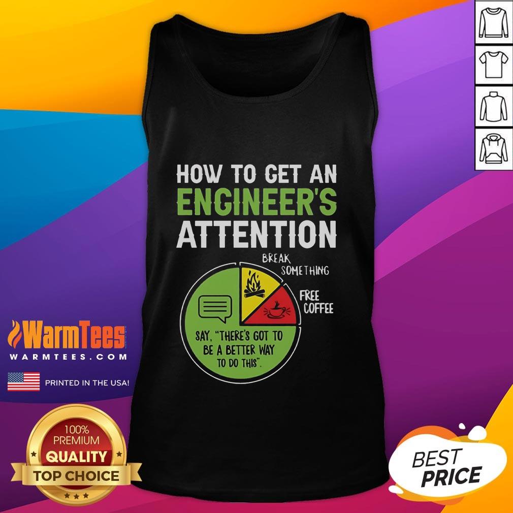 Funny An Engineer's Guide To Attention T-Shirt - Image 4