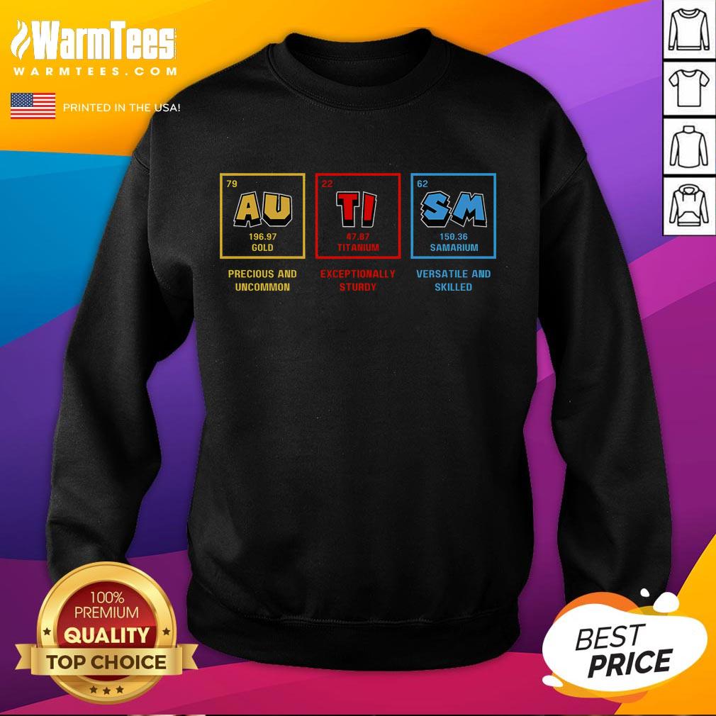 Funny Autism Periodic Table Elets Neurodiversity T-Shirt - Image 5