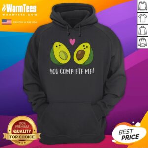Alternative view of Funny Avocado You Complete Me Cute Avocado T-Shirt