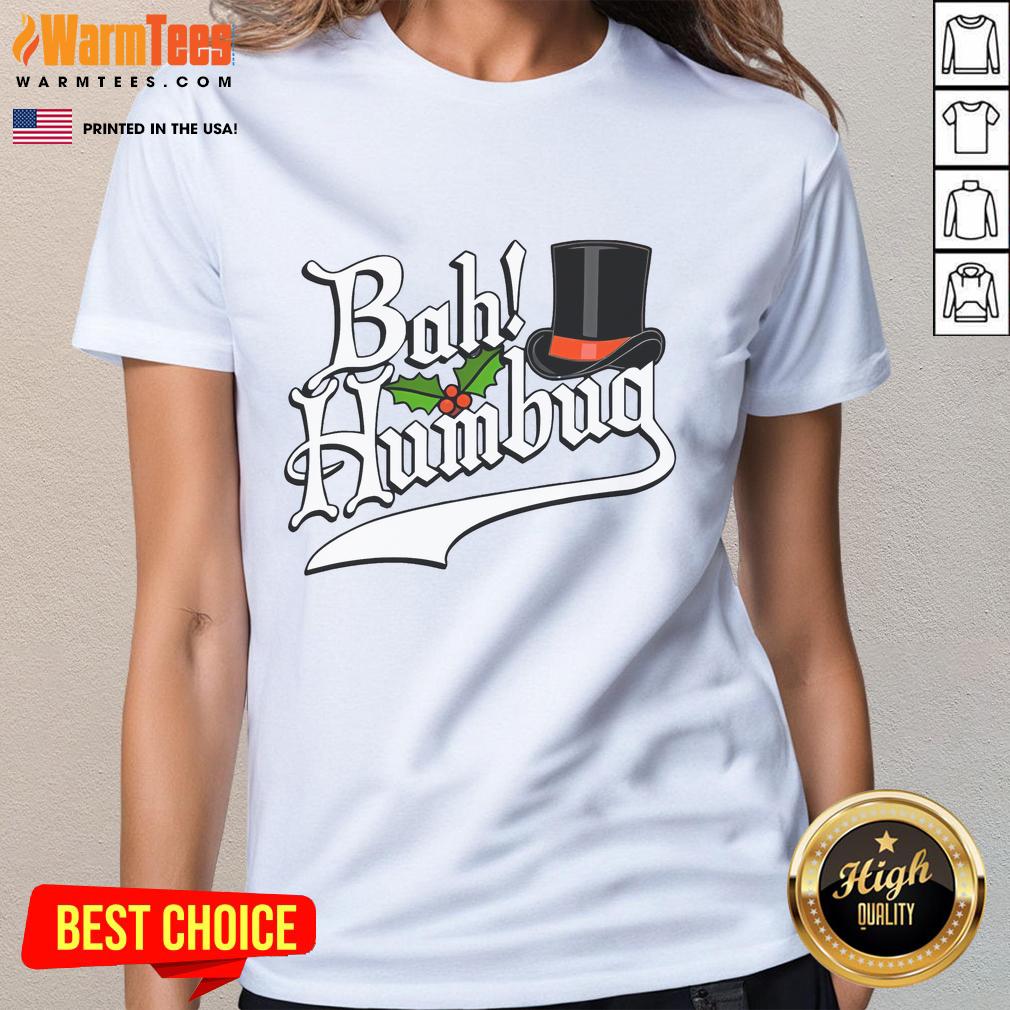Funny Bah Humbug Christmas Scrooge T-Shirt - Image 3