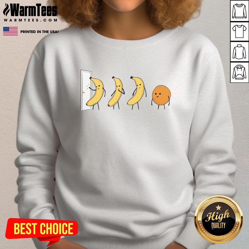 Funny Banana Orange Knock Knock T-Shirt - Image 5