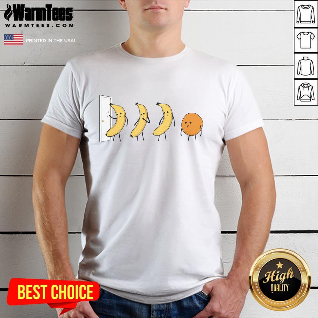 Funny Banana Orange Knock Knock T-Shirt