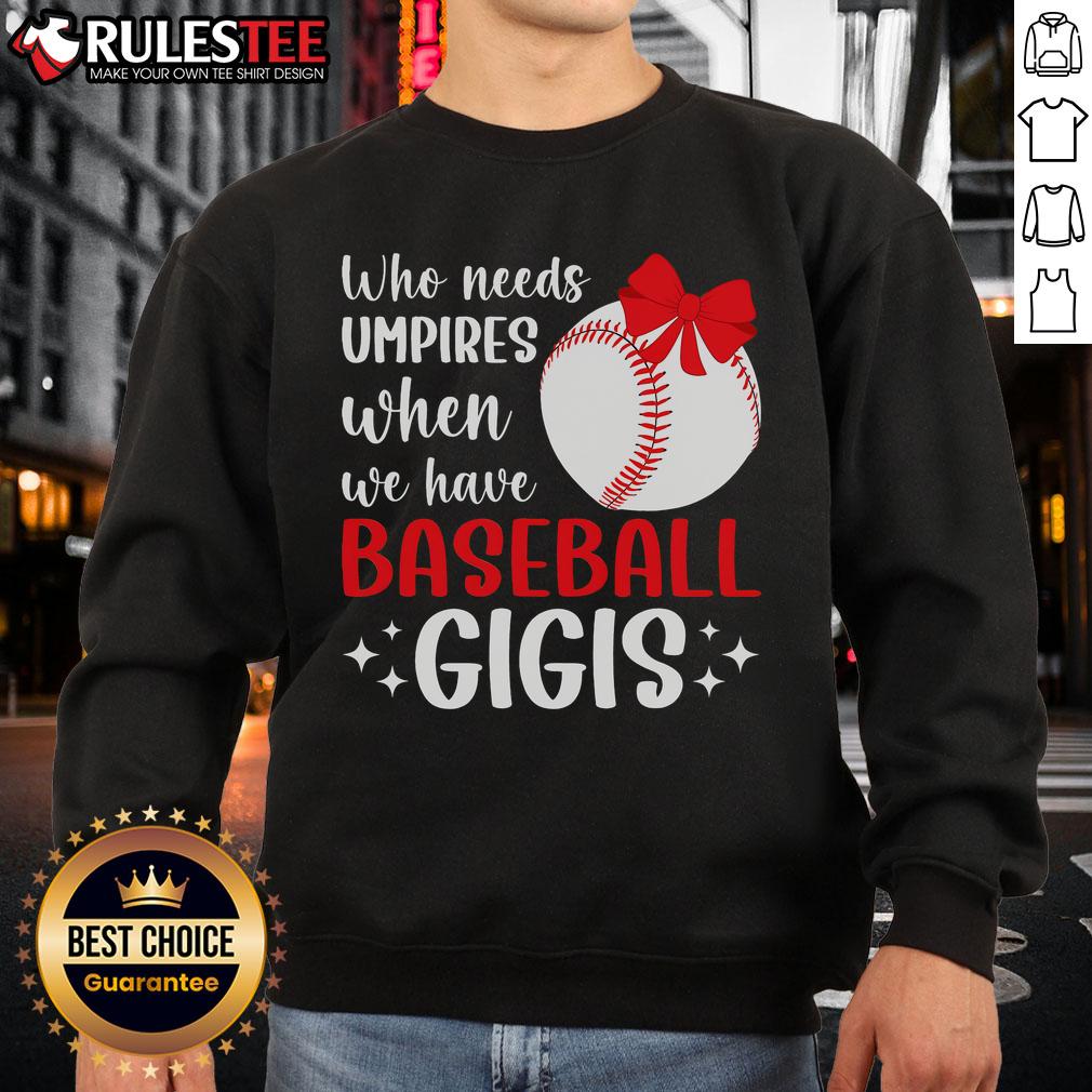 Funny Baseball Gigi Grandma Gigi Of A Baseball Player Gigi T-Shirt - Image 5