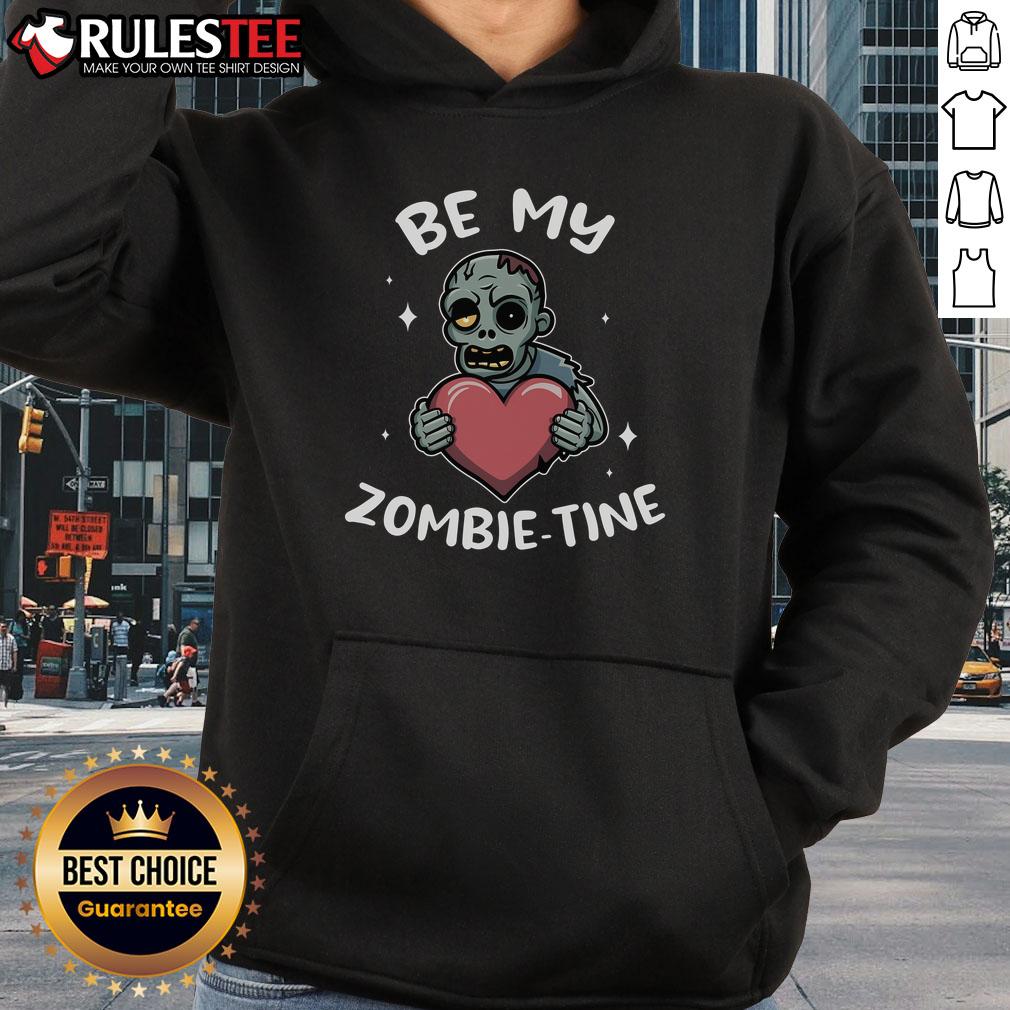 Funny Be My Zombie Tine Valentine Zombie T-Shirt - Image 2