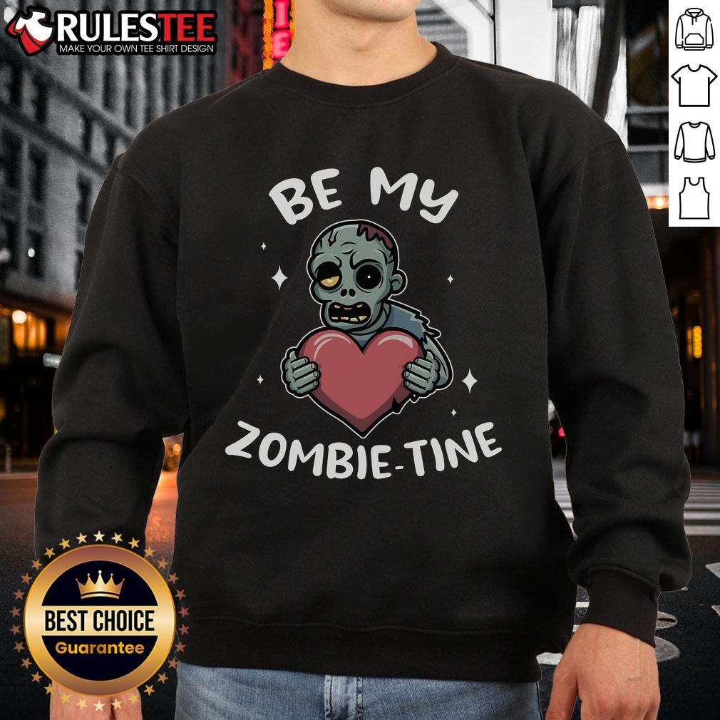Funny Be My Zombie Tine Valentine Zombie T-Shirt - Image 5