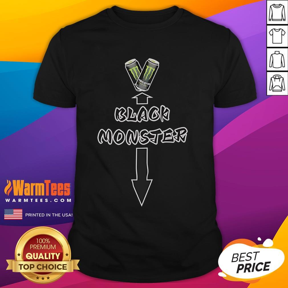 Funny Black Monster Meme T-Shirt