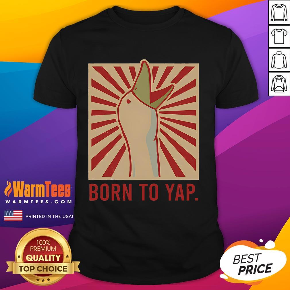 Funny Born To Tap Goose Silly Honk Retro Vintage T-Shirt
