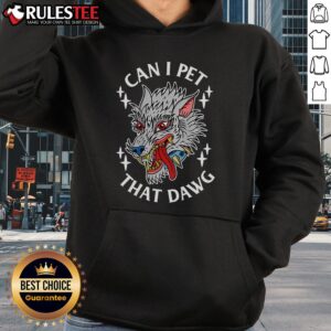 Alternative view of Funny Can I Pet That Dawg Can I Pet That Dog Wolf Tattoo Art T-Shirt