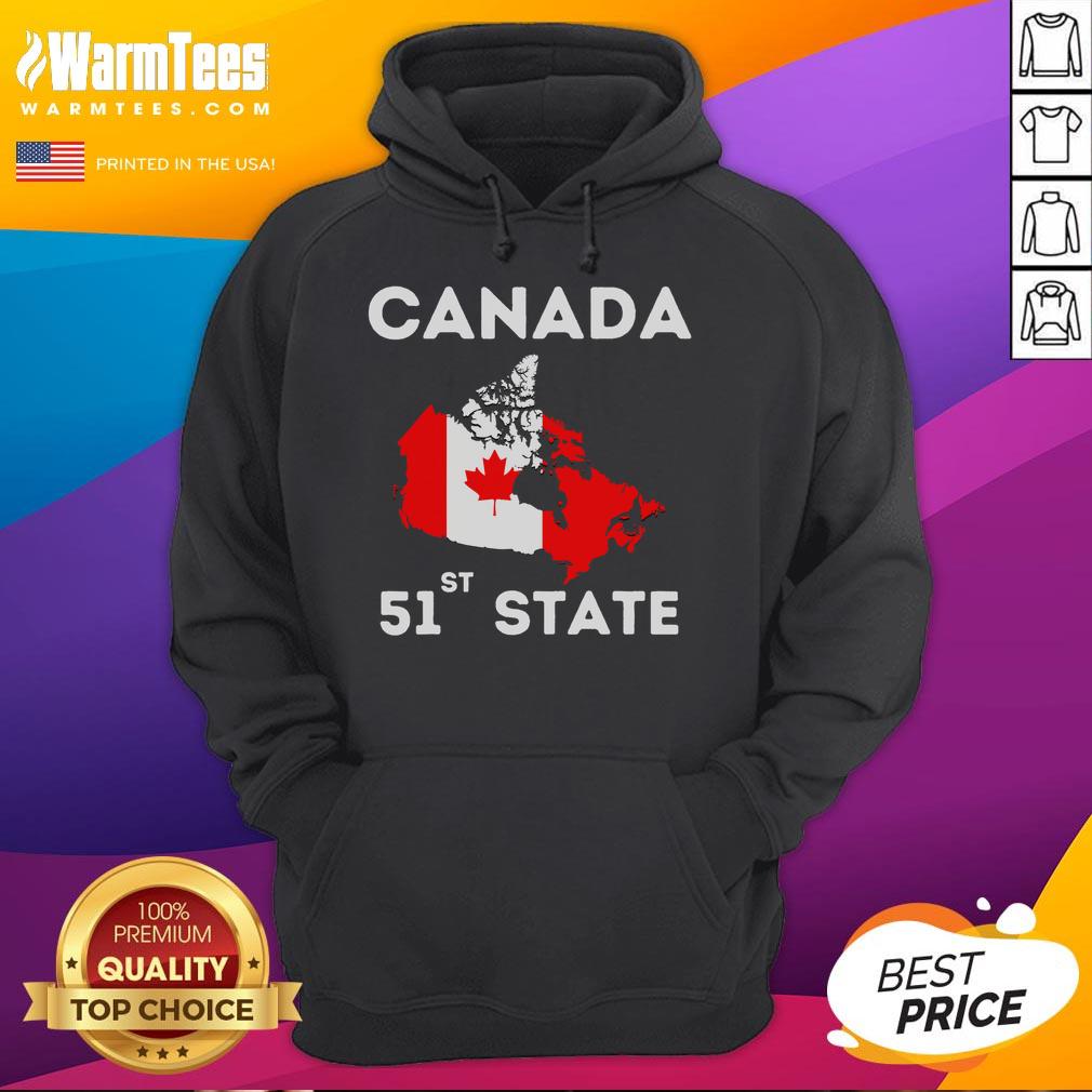 Funny Canada 51st State Trump Canada Meme T-Shirt - Image 2