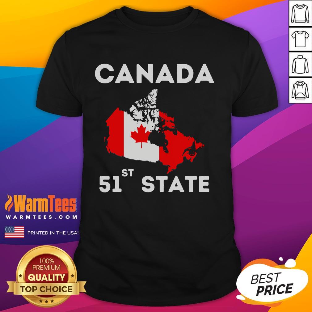Funny Canada 51st State Trump Canada Meme T-Shirt