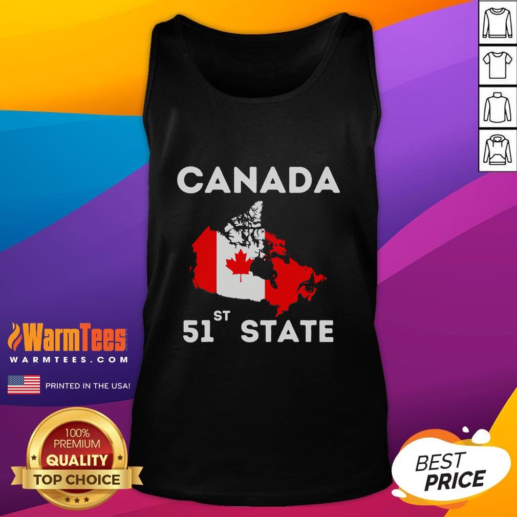 Funny Canada 51st State Trump Canada Meme T-Shirt - Image 4