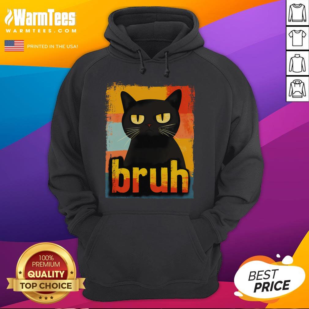 Funny Cat Bruh For Teen Meme T-Shirt - Image 2