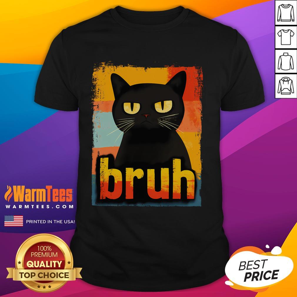Funny Cat Bruh For Teen Meme T-Shirt
