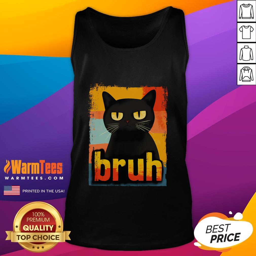 Funny Cat Bruh For Teen Meme T-Shirt - Image 4