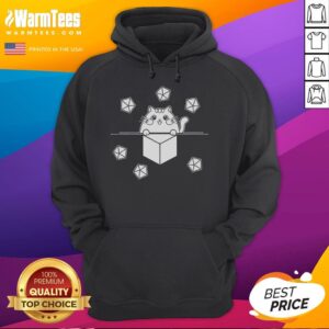 Alternative view of Funny Cat Throwing Dice Cat Lover T-Shirt