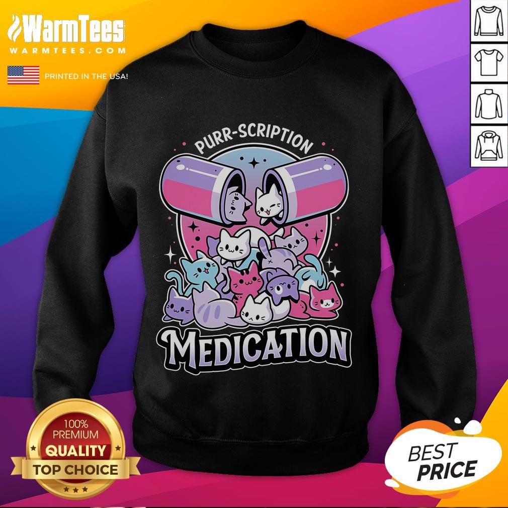 Funny Cats Medicine Happy Kitten Pill T-Shirt - Image 5